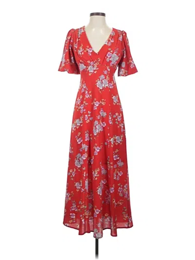 Pre-owned Betsey Johnson Casual Dress In Red
