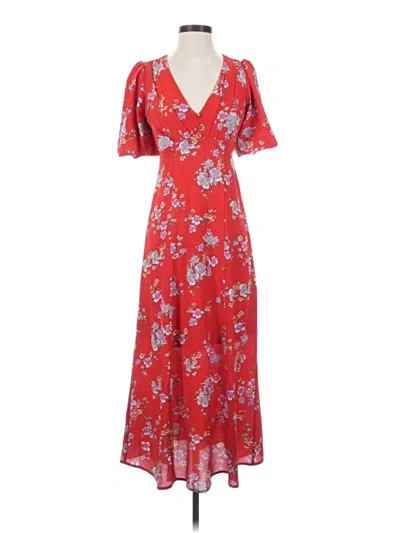 Pre-owned Betsey Johnson Casual Dress In Red