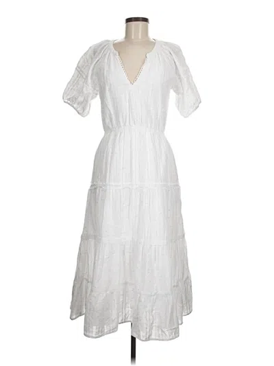 Pre-owned Betsey Johnson Casual Dress In White