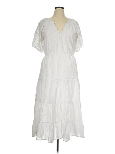Pre-owned Betsey Johnson Casual Dress In White