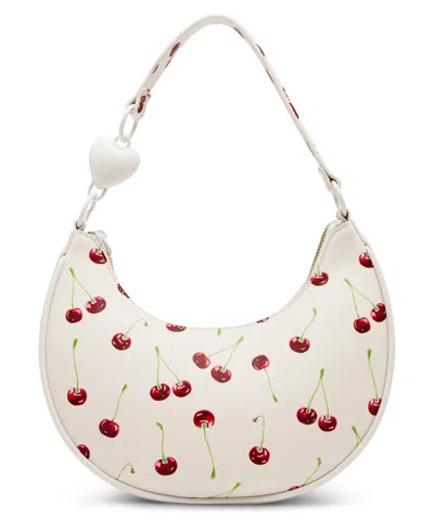 Betsey Johnson Cherry On-top Shoulder Bag In Cream