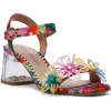 Betsey Johnson Cinthia Sandal In Berry