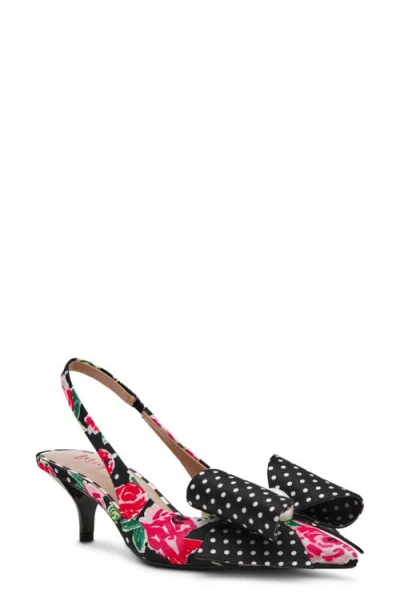 Betsey Johnson Claira Pointed Toe Slingback Pump