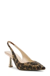Betsey Johnson Women's Clark Slingback Evening Pumps In Leopard