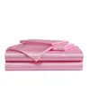 Betsey Johnson Solid Satin 3-pc. Sheet Set, Twin Xl In Pink