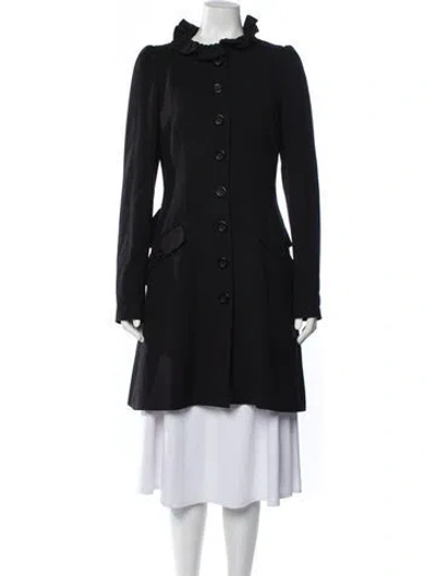 Pre-owned Betsey Johnson Coat In Black