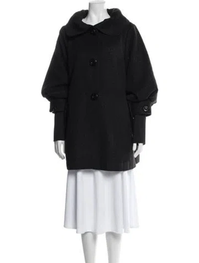 Pre-owned Betsey Johnson Coat In Blue