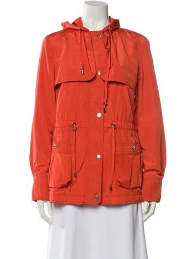 Pre-owned Betsey Johnson Coat In Orange