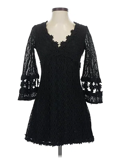 Pre-owned Betsey Johnson Cocktail Dress In Black