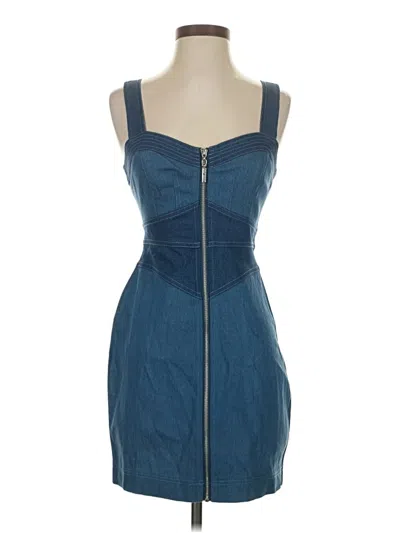 Pre-owned Betsey Johnson Cocktail Dress In Blue