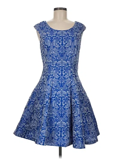 Pre-owned Betsey Johnson Cocktail Dress In Blue