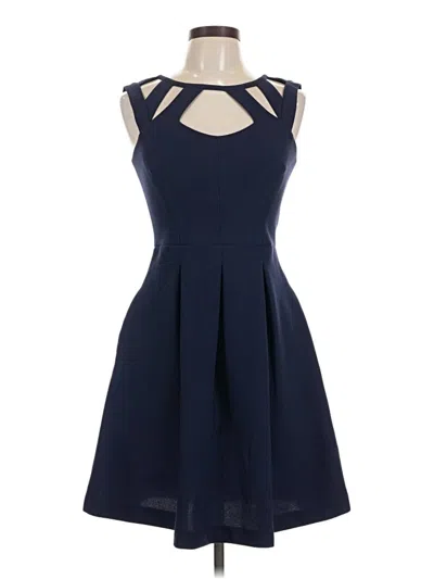 Pre-owned Betsey Johnson Cocktail Dress In Blue