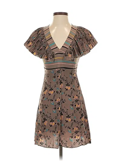 Pre-owned Betsey Johnson Cocktail Dress In Brown