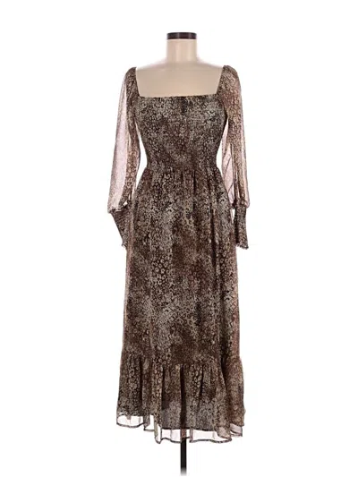 Pre-owned Betsey Johnson Cocktail Dress In Brown