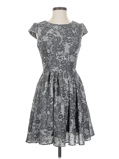 Pre-owned Betsey Johnson Cocktail Dress In Gray