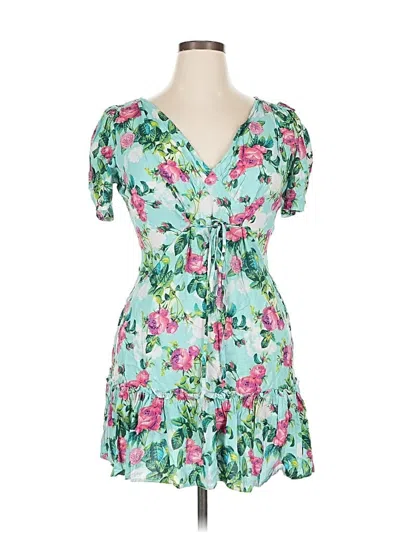 Pre-owned Betsey Johnson Cocktail Dress In Green