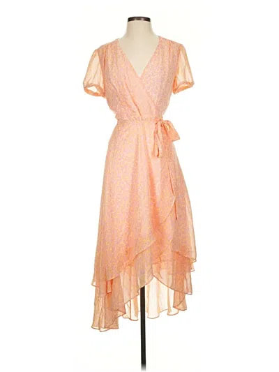 Pre-owned Betsey Johnson Cocktail Dress In Orange
