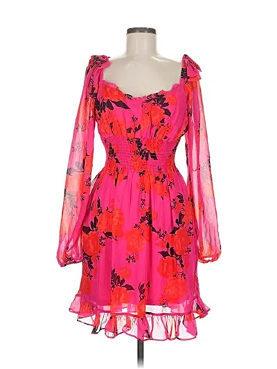 Pre-owned Betsey Johnson Cocktail Dress In Pink