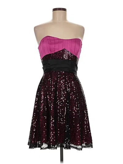Pre-owned Betsey Johnson Cocktail Dress In Purple