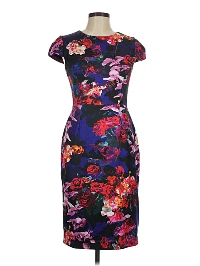 Pre-owned Betsey Johnson Cocktail Dress In Purple