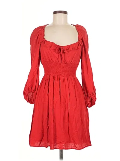 Pre-owned Betsey Johnson Cocktail Dress In Red