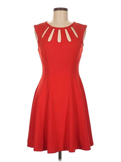 Pre-owned Betsey Johnson Cocktail Dress In Red