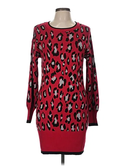 Pre-owned Betsey Johnson Cocktail Dress In Red