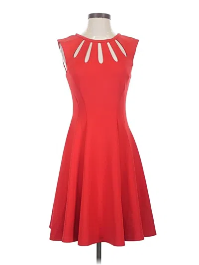 Pre-owned Betsey Johnson Cocktail Dress In Red