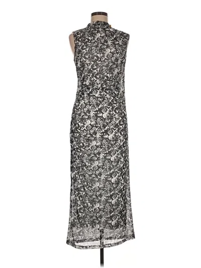 Pre-owned Betsey Johnson Cocktail Dress In Silver