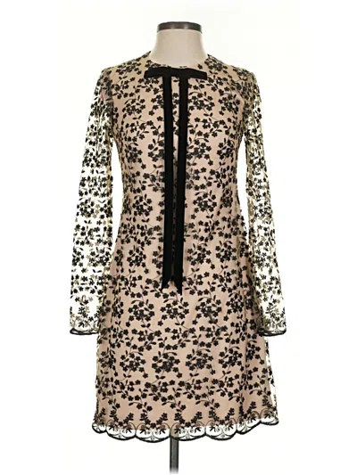 Pre-owned Betsey Johnson Cocktail Dress In Tan