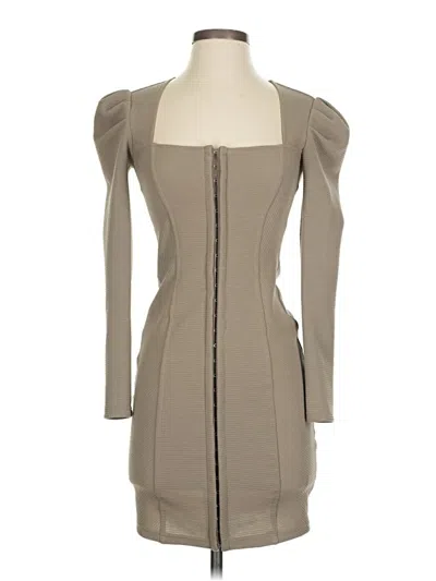 Pre-owned Betsey Johnson Cocktail Dress In Tan