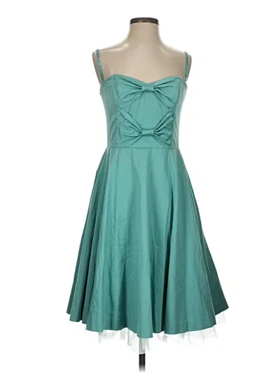 Pre-owned Betsey Johnson Cocktail Dress In Teal