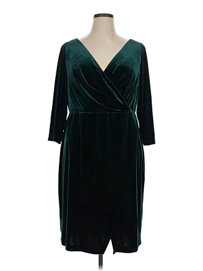 Pre-owned Betsey Johnson Cocktail Dress In Teal