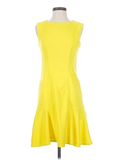 Pre-owned Betsey Johnson Cocktail Dress In Yellow