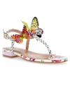 BETSEY JOHNSON WOMEN'S DACIE BUTTERFLY DETAILED TWO-PIECE SANDALS