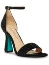 BETSEY JOHNSON DANI WOMENS SATIN EMBELLISHED HEELS