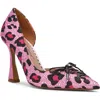 Betsey Johnson Delta Pump In Animal Print