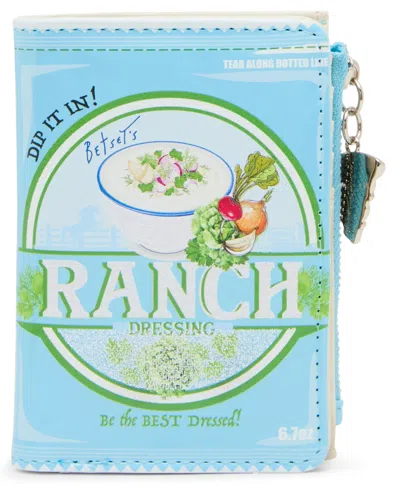 Betsey Johnson Dip It Mini Wallet In Blue