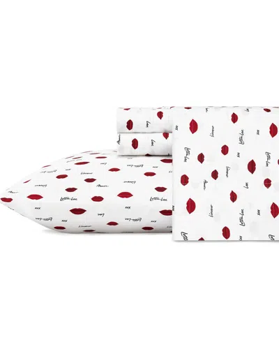 BETSEY JOHNSON DNU BETSEY JOHNSON LOVE LIPS ULTRA SOFT MICROFIBER SHEET SET