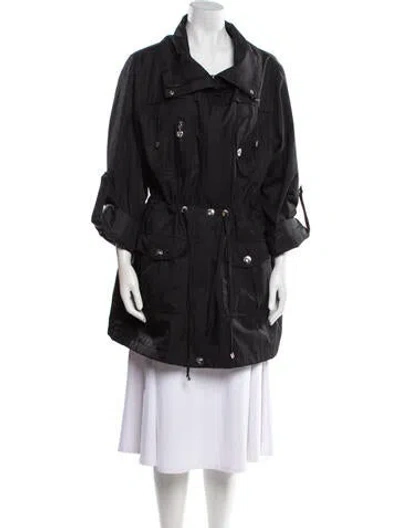 Pre-owned Betsey Johnson Down Jacket In Black