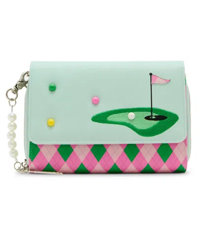 Betsey Johnson Drive Me Crazy Mini Crossbody Bag In Multi