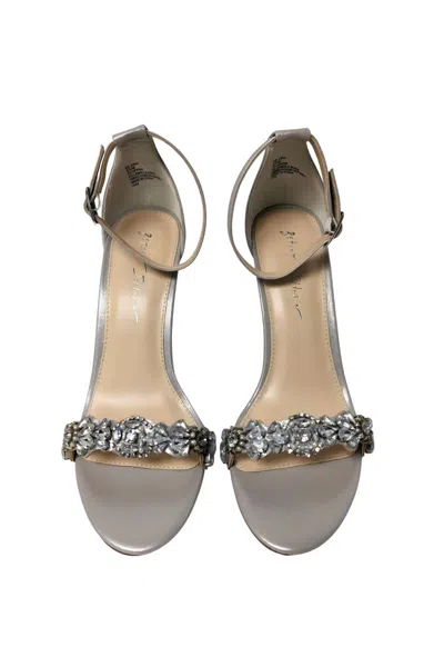 Betsey Johnson Erin Sandals In Silver