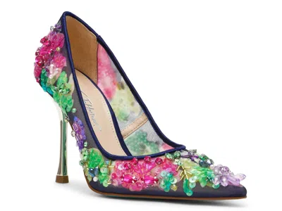 Betsey Johnson Netta Pointed Toe Pump In Multi