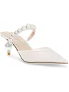 BETSEY JOHNSON EVEY WOMENS MESH POINTED TOE PUMPS