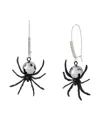 Betsey Johnson Faux Stone Spider Disco Ball Dangle Earrings