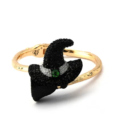 Betsey Johnson Faux Stone Witch Hat Bangle Bracelet In Multi