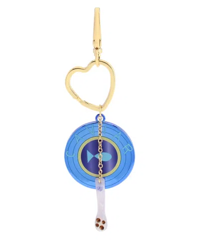 Betsey Johnson Faux-stone Caviar Charms In Blue