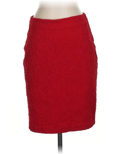 Pre-owned Betsey Johnson Formal Skirt In Red