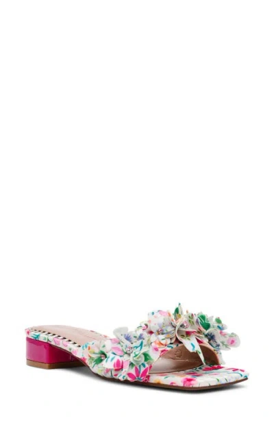 Betsey Johnson Glorria Slide Sandal In Multi
