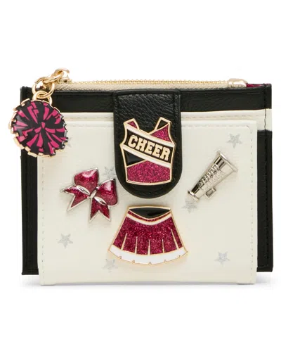 Betsey Johnson Go Fight Win Mini Snap Wallet In Neutral
